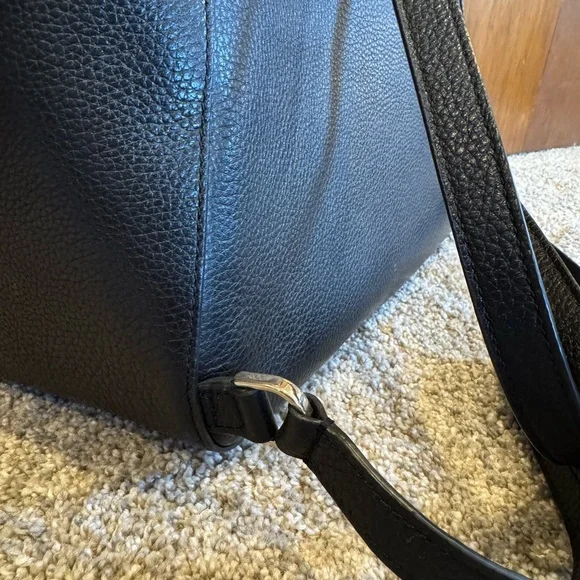 Kate Spade Black Leather Backpack - Picture 7 of 7
